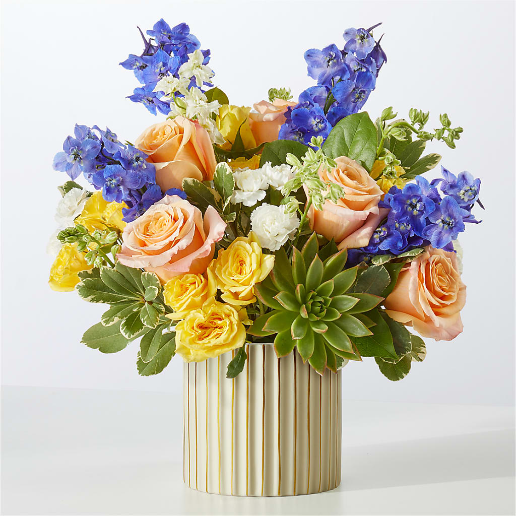 Cobalt Reverie Bouquet – VASEFUL FLOWERS & GIFTS, Princeton NJ