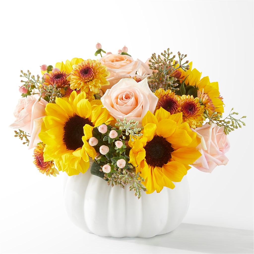 Pumpkin to Talk About Bouquet – VASEFUL FLOWERS & GIFTS, Princeton NJ