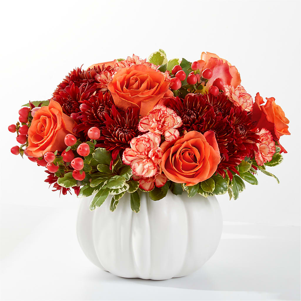 Autumn Air Pumpkin Bouquet – VASEFUL FLOWERS & GIFTS, Princeton NJ