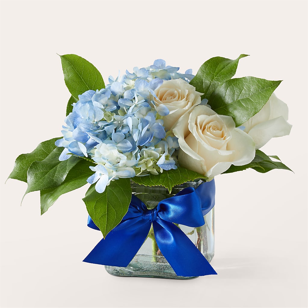 Sky Blue Delight Bouquet – VASEFUL FLOWERS & GIFTS, Princeton NJ