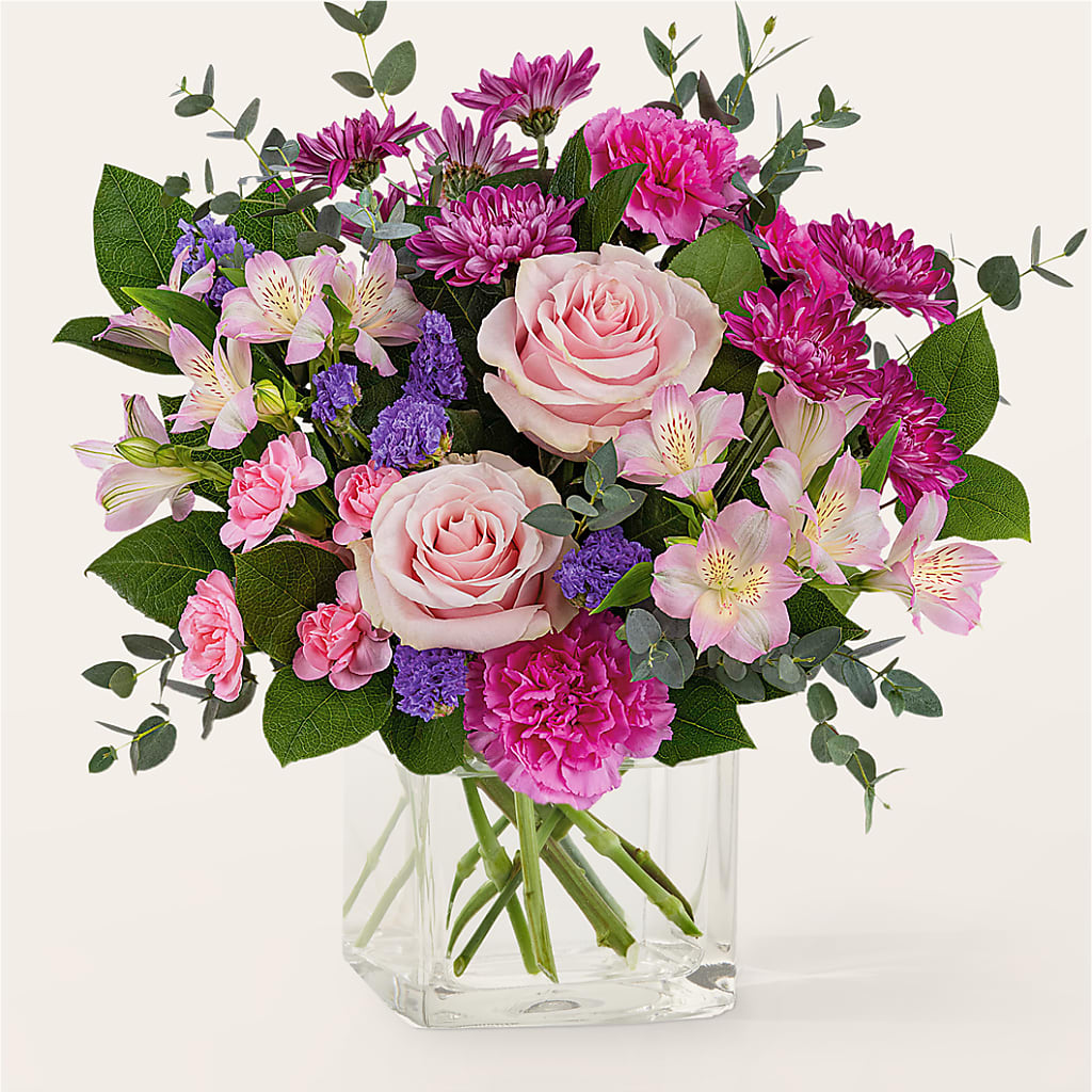 Rosy Radiance Bouquet – VASEFUL FLOWERS & GIFTS, Princeton NJ
