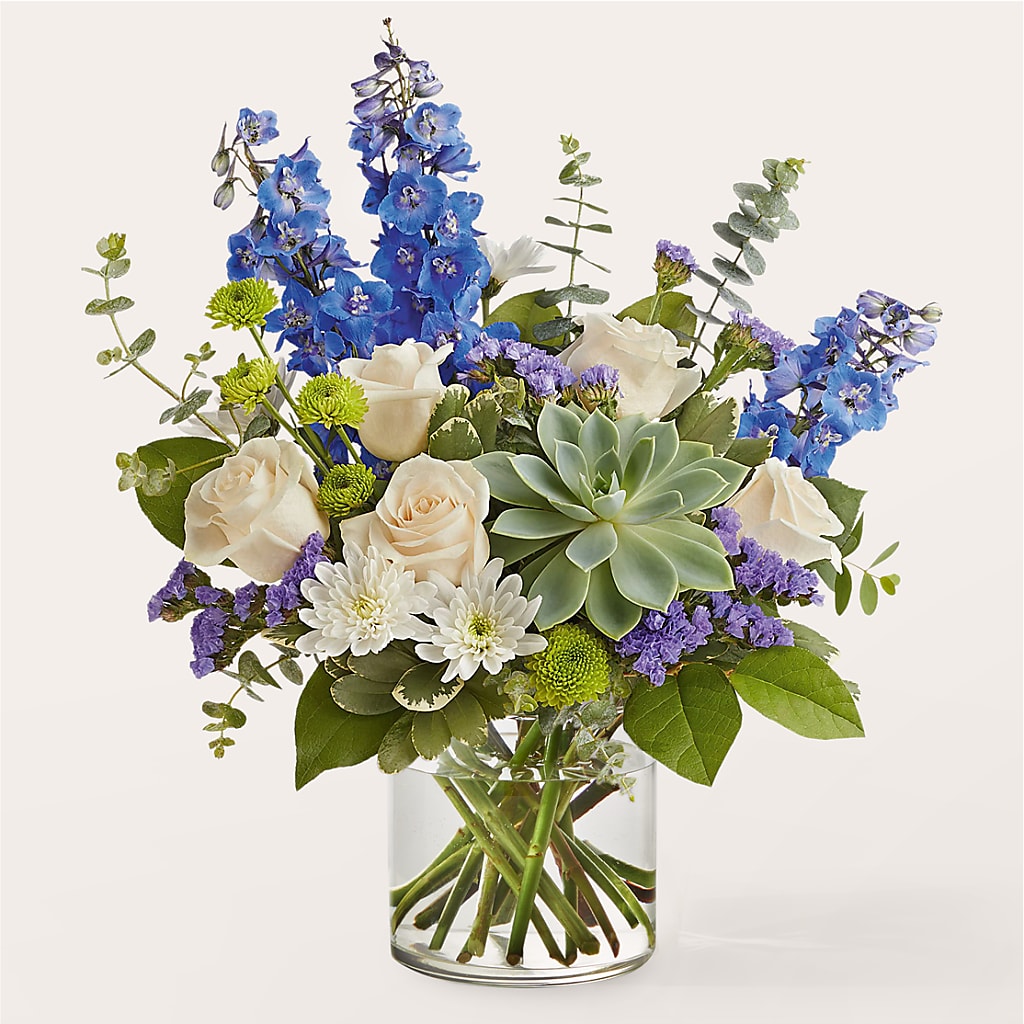 Cerulean Waves Bouquet – VASEFUL FLOWERS & GIFTS, Princeton NJ