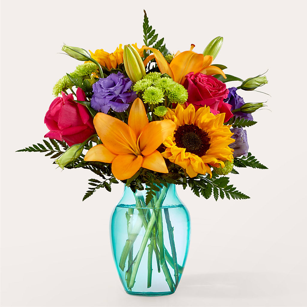 Double Rainbow Bouquet – VASEFUL FLOWERS & GIFTS, Princeton NJ