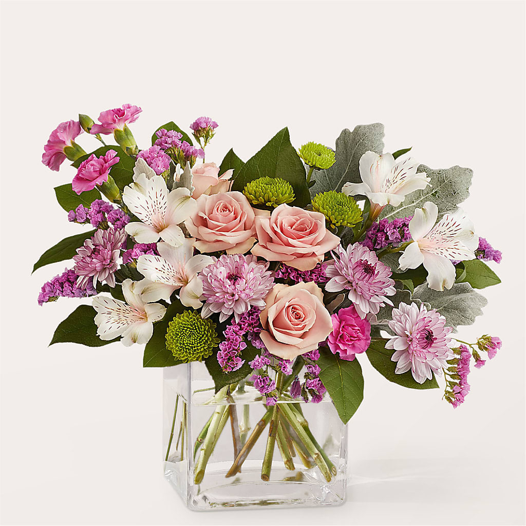 Pink Suede Bouquet – VASEFUL FLOWERS & GIFTS, Princeton NJ