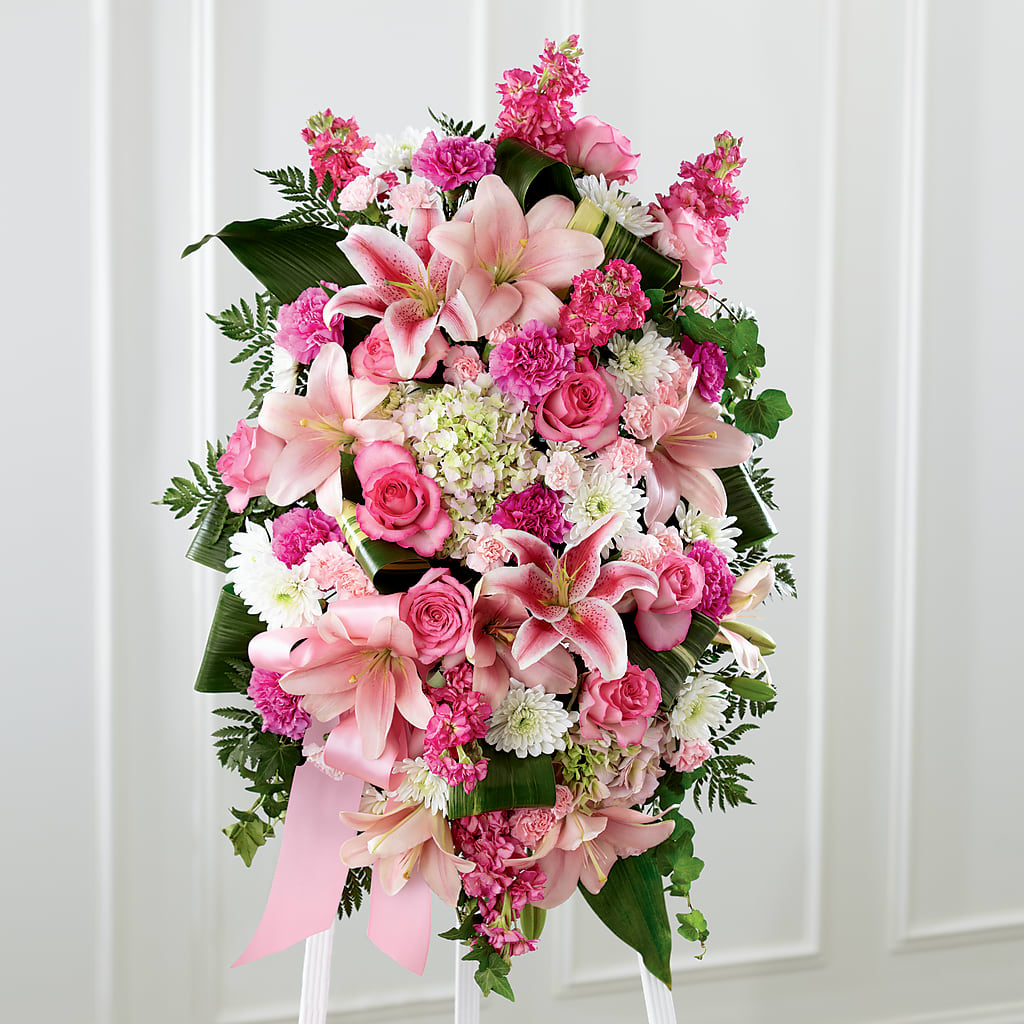 Comforting Standing Spray – VASEFUL FLOWERS & GIFTS, Princeton NJ