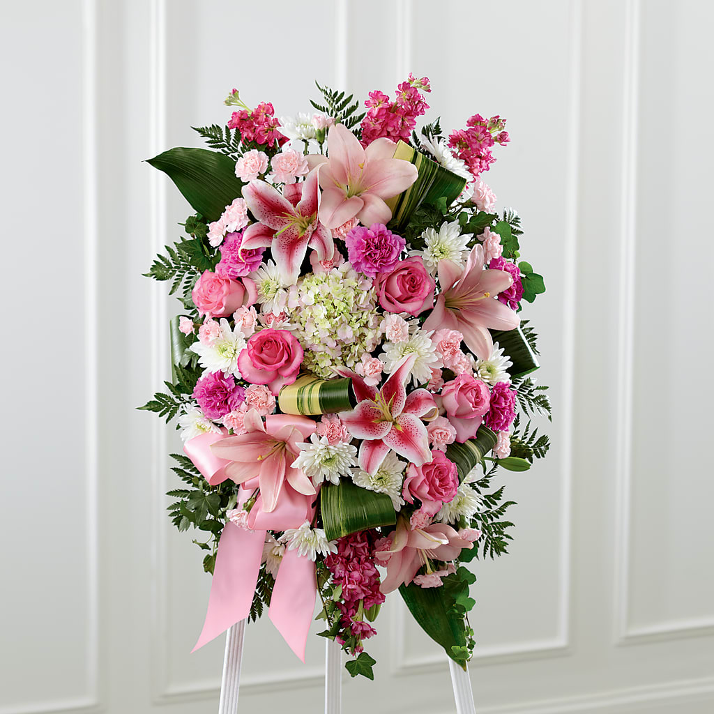 Comforting Standing Spray – VASEFUL FLOWERS & GIFTS, Princeton NJ