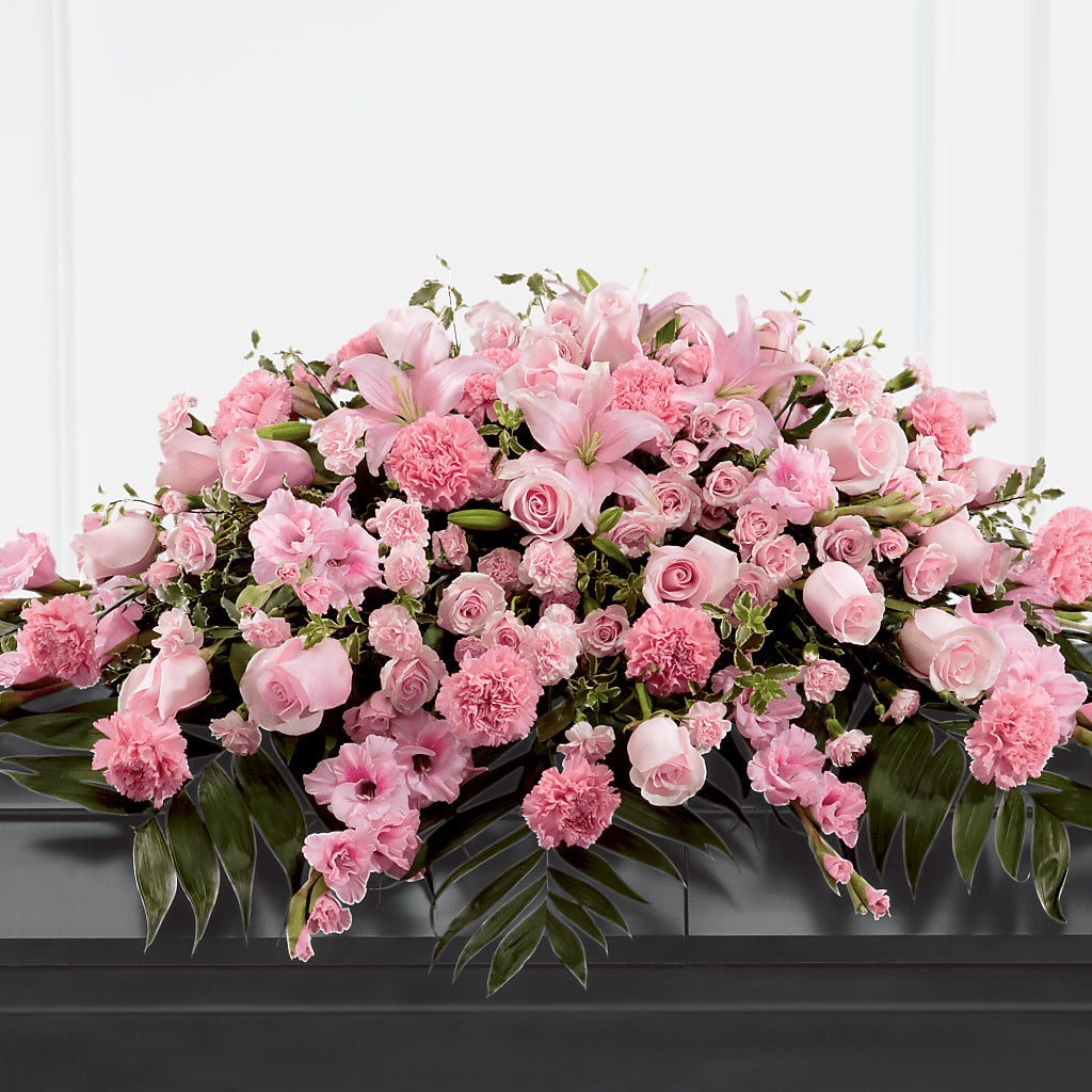 Garden of Comfort Casket Spray (Standard) – VASEFUL FLOWERS & GIFTS, Princeton NJ