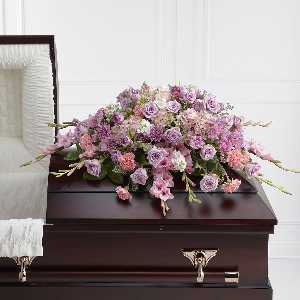 Immorata Casket Spray – VASEFUL FLOWERS & GIFTS, Princeton NJ