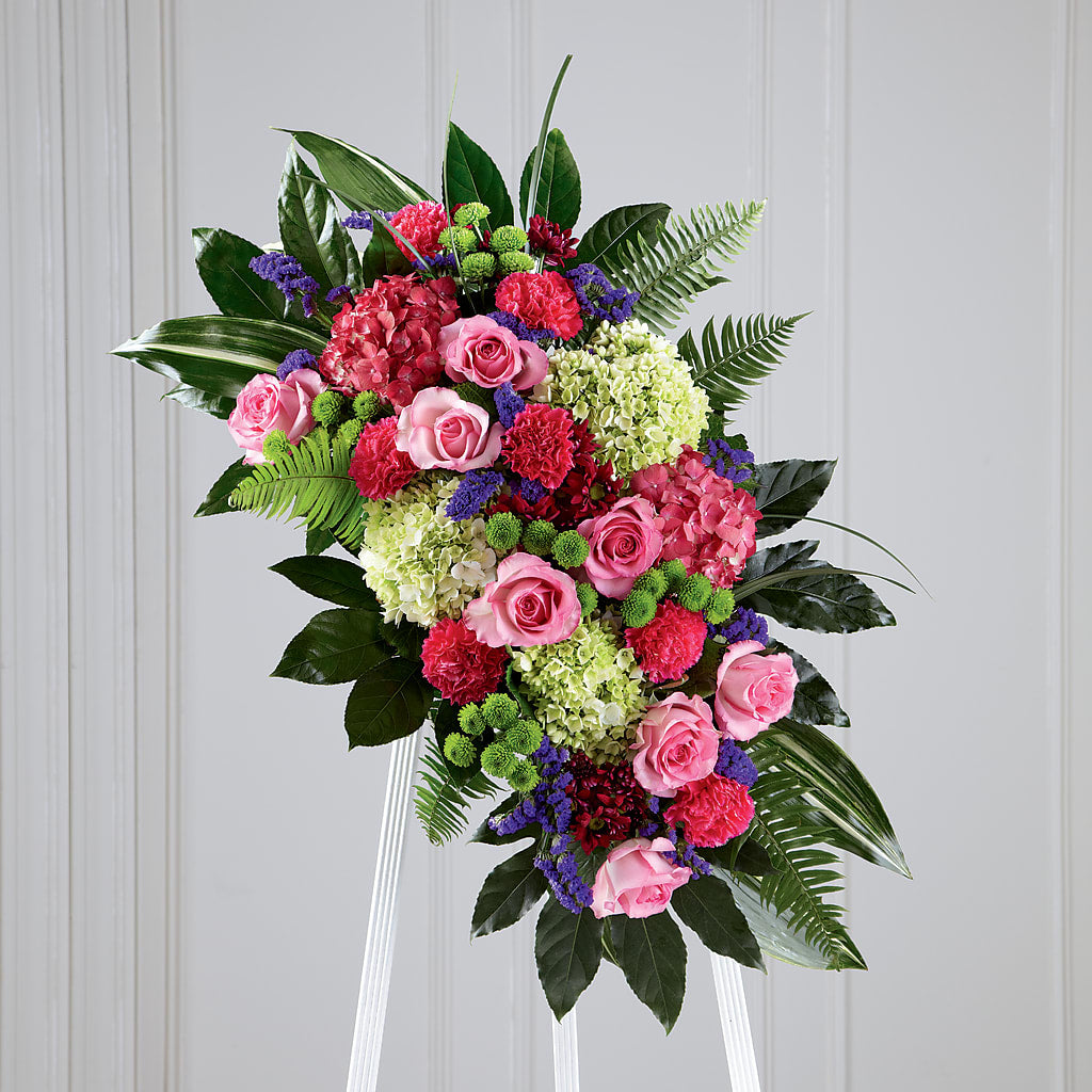 Refreshing Mix Standing Spray – VASEFUL FLOWERS & GIFTS, Princeton NJ