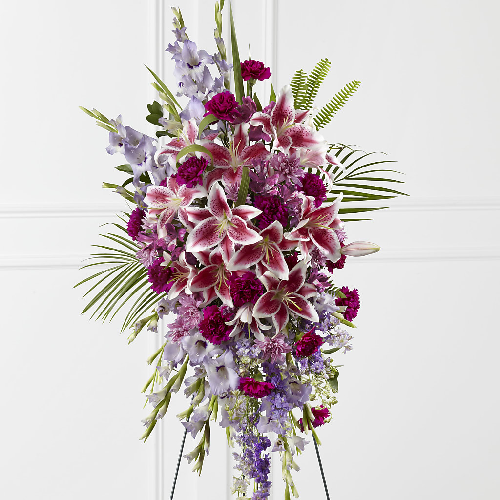 Tender Touch Standing Spray – VASEFUL FLOWERS & GIFTS, Princeton NJ
