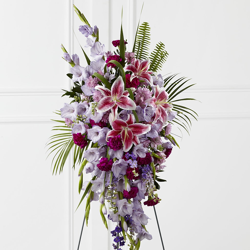 Tender Touch Standing Spray – VASEFUL FLOWERS & GIFTS, Princeton NJ