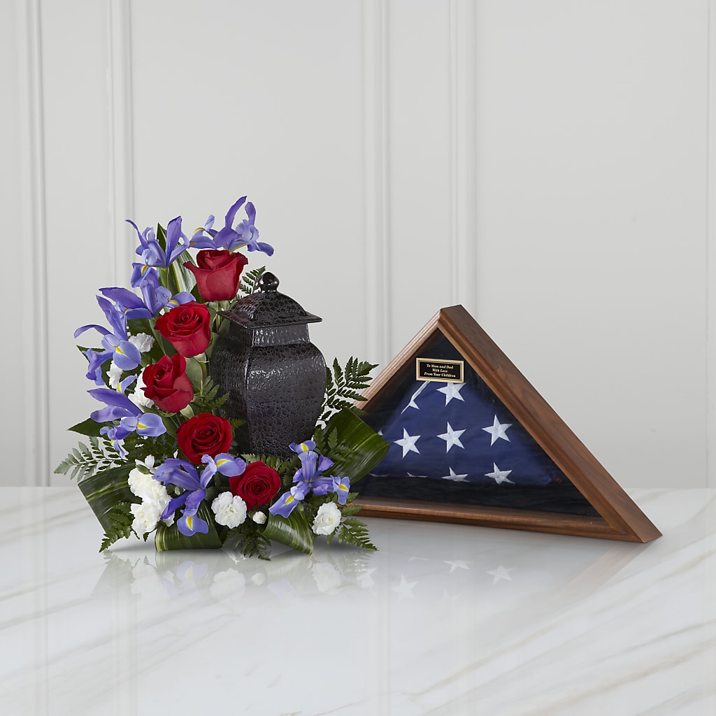 Patriotic Tribute Arrangement – VASEFUL FLOWERS & GIFTS, Princeton NJ