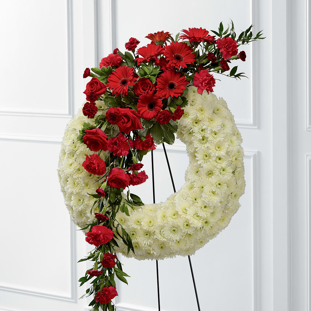 Graceful Tribute Wreath – VASEFUL FLOWERS & GIFTS, Princeton NJ