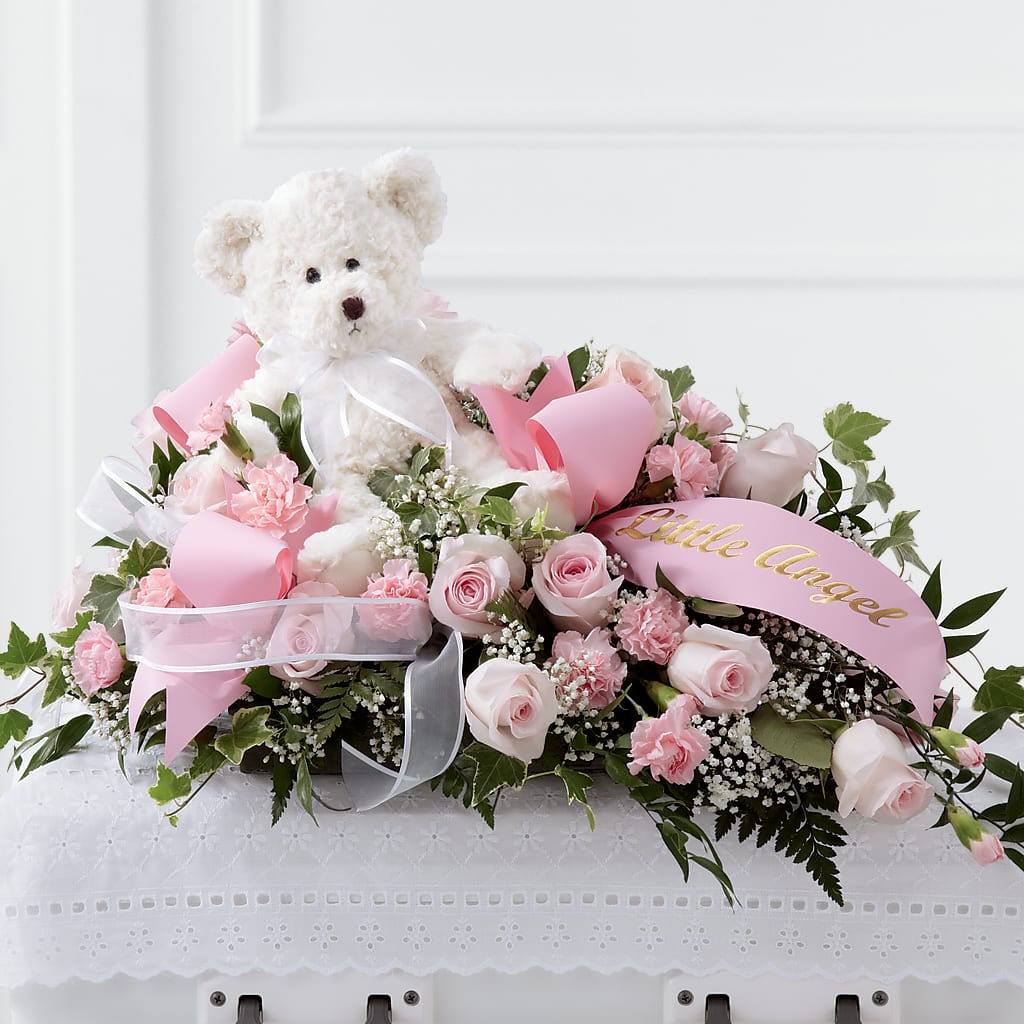 Touch of Sympathy Casket Spray – VASEFUL FLOWERS & GIFTS, Princeton NJ