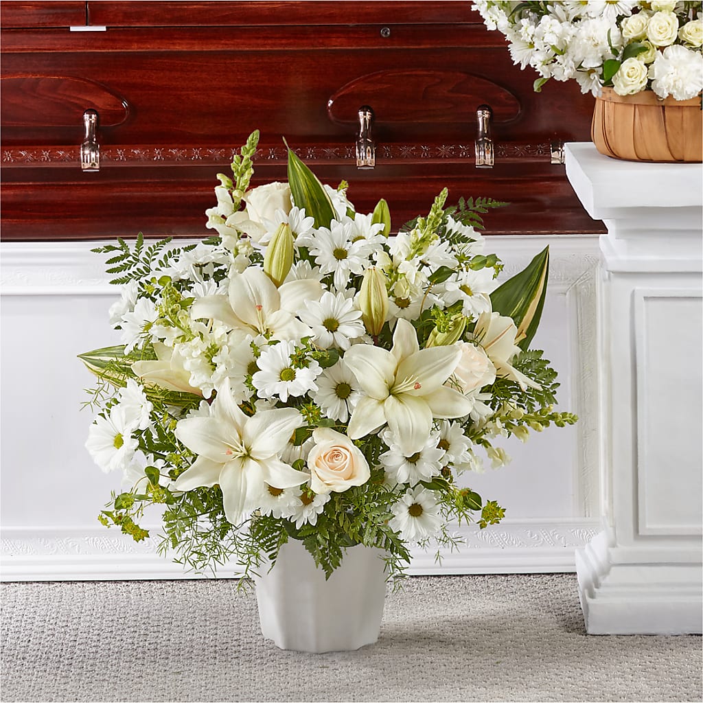 Thoughts of Tranquility Floor Basket – VASEFUL FLOWERS & GIFTS, Princeton NJ