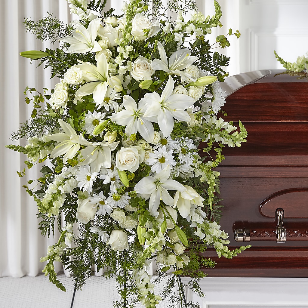 Loving Thoughts Standing Spray – VASEFUL FLOWERS & GIFTS, Princeton NJ