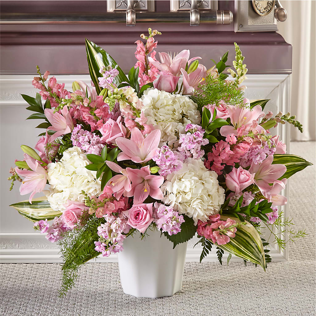 Simply Serene Floor Basket – VASEFUL FLOWERS & GIFTS, Princeton NJ