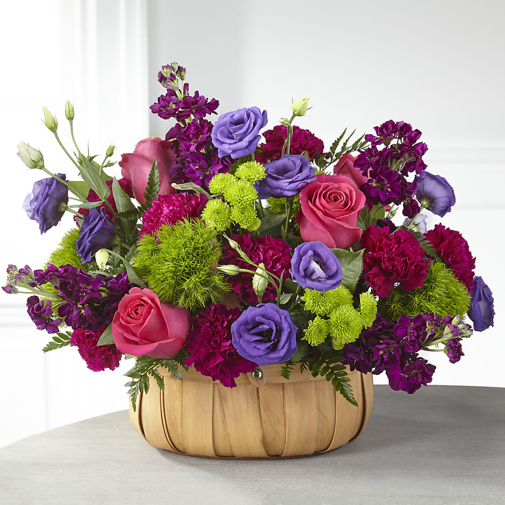 Serene Sanctuary Basket – VASEFUL FLOWERS & GIFTS, Princeton NJ