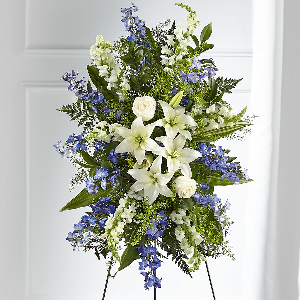 Faithful Friend Standing Spray – VASEFUL FLOWERS & GIFTS, Princeton NJ