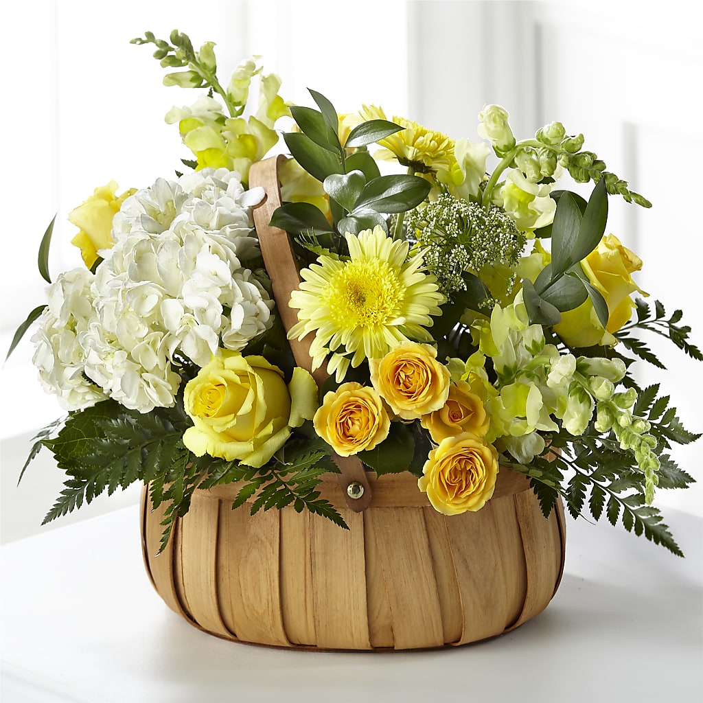 Rustic Remembrance Basket – VASEFUL FLOWERS & GIFTS, Princeton NJ