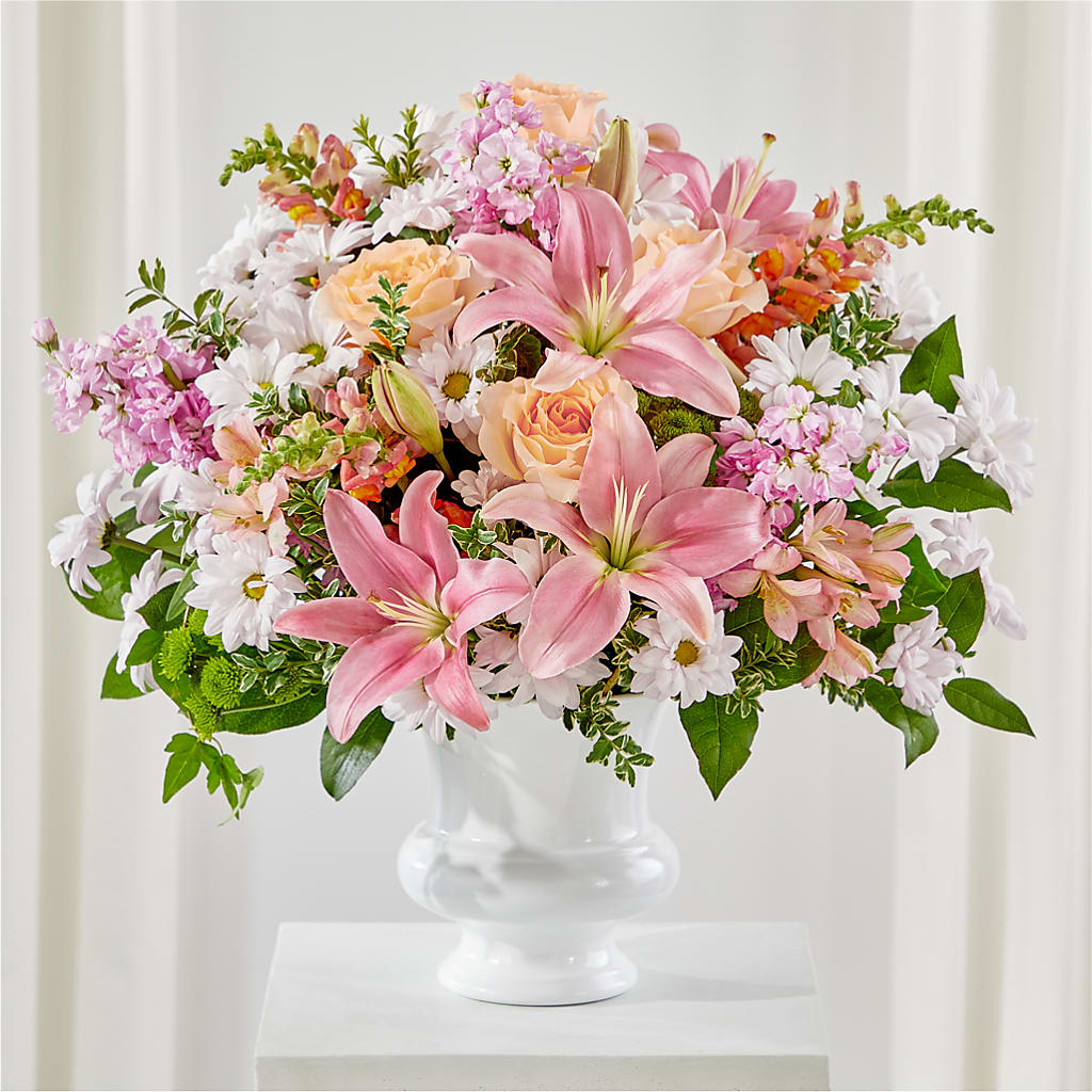 Heartfelt Gesture Urn Arrangement – VASEFUL FLOWERS & GIFTS, Princeton NJ