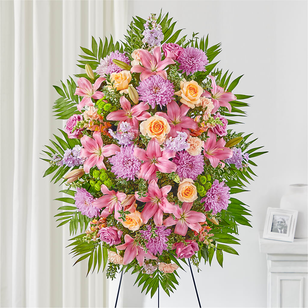 Love & Light Standing Spray – VASEFUL FLOWERS & GIFTS, Princeton NJ