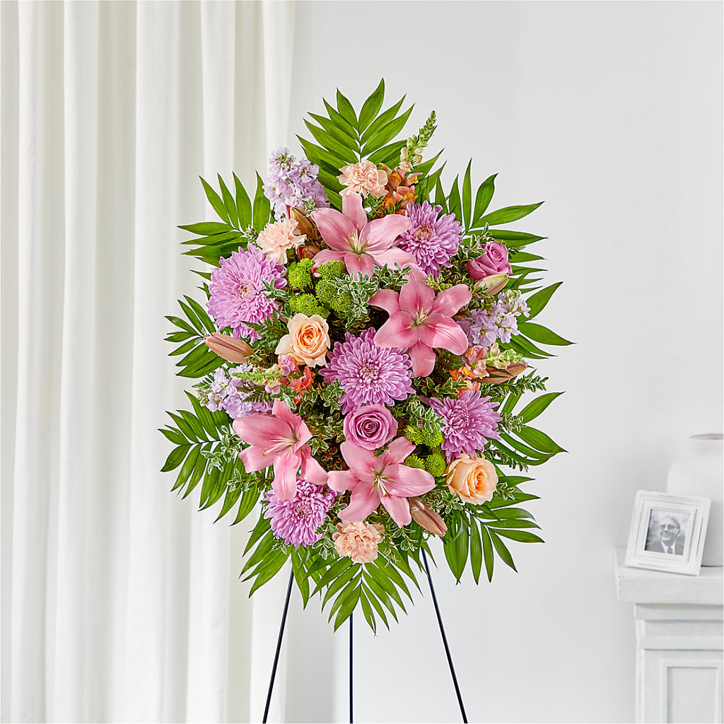 Love & Light Standing Spray – VASEFUL FLOWERS & GIFTS, Princeton NJ