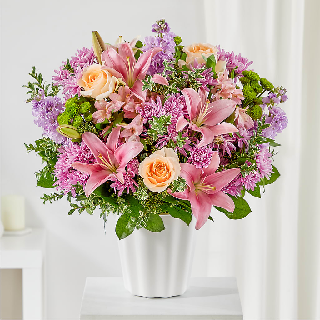 Supportive Embrace Tabletop Basket – VASEFUL FLOWERS & GIFTS, Princeton NJ