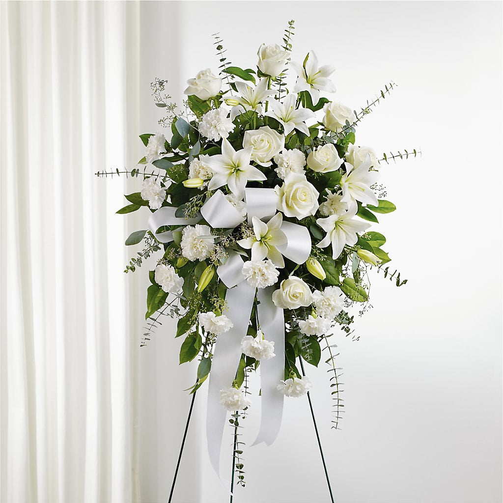With Care Standing Spray – VASEFUL FLOWERS & GIFTS, Princeton NJ