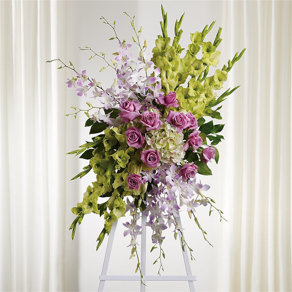 Lasting Legacy Standing Spray – VASEFUL FLOWERS & GIFTS, Princeton NJ