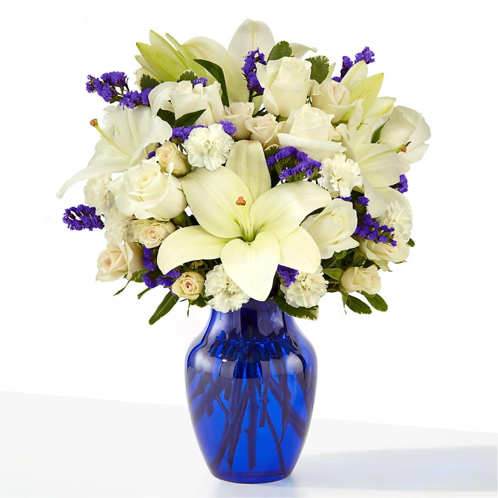 Sapphire Rush Bouquet – VASEFUL FLOWERS & GIFTS, Princeton NJ