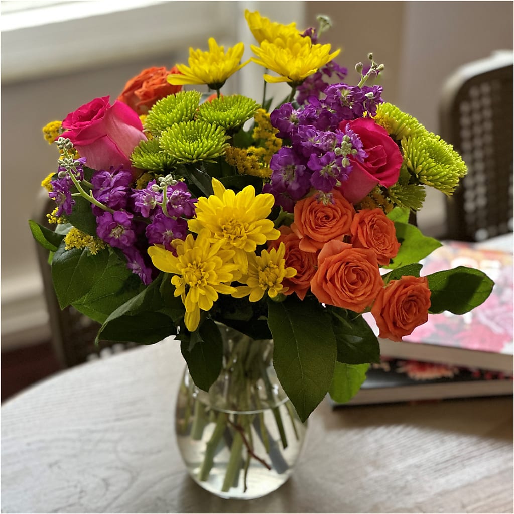 Bold & Bright – A Florist Original – VASEFUL FLOWERS & GIFTS, Princeton NJ