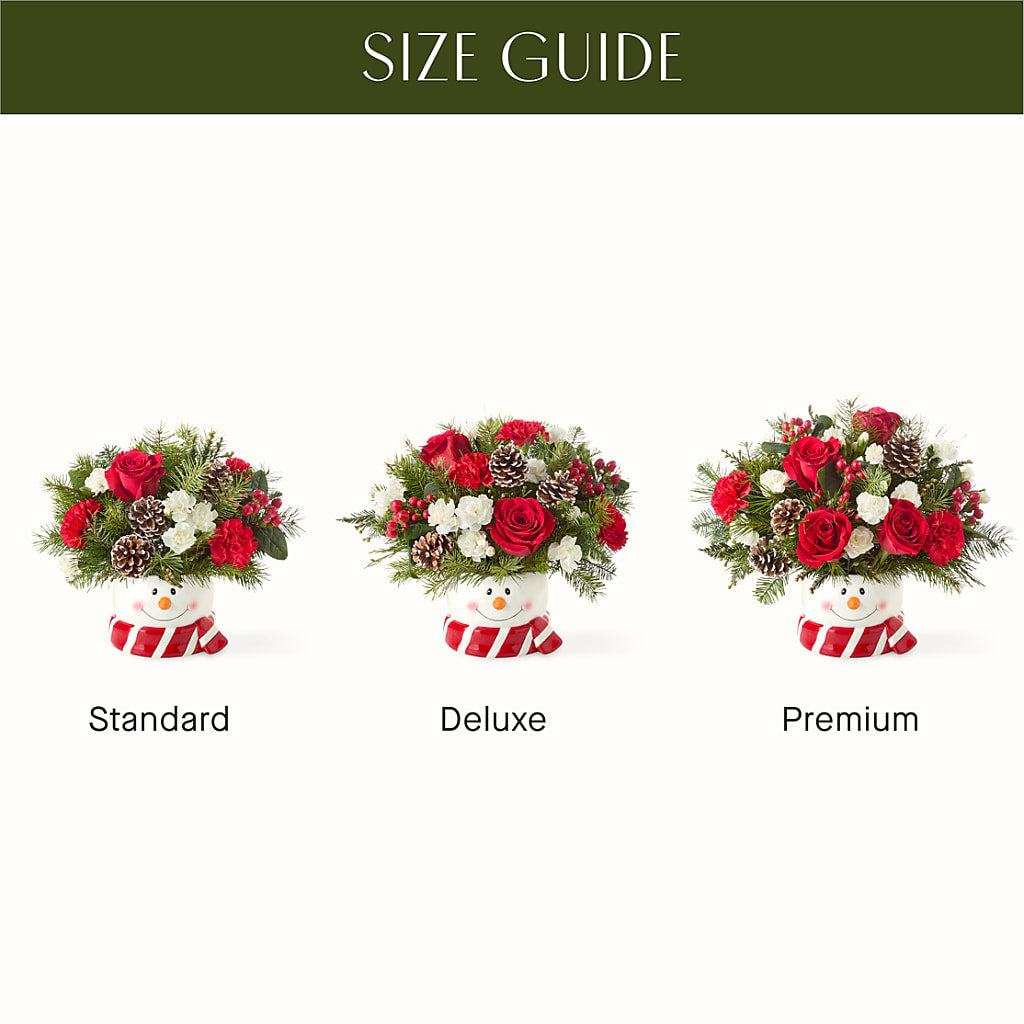 Jolly Snowman Bouquet – VASEFUL FLOWERS & GIFTS, Princeton NJ