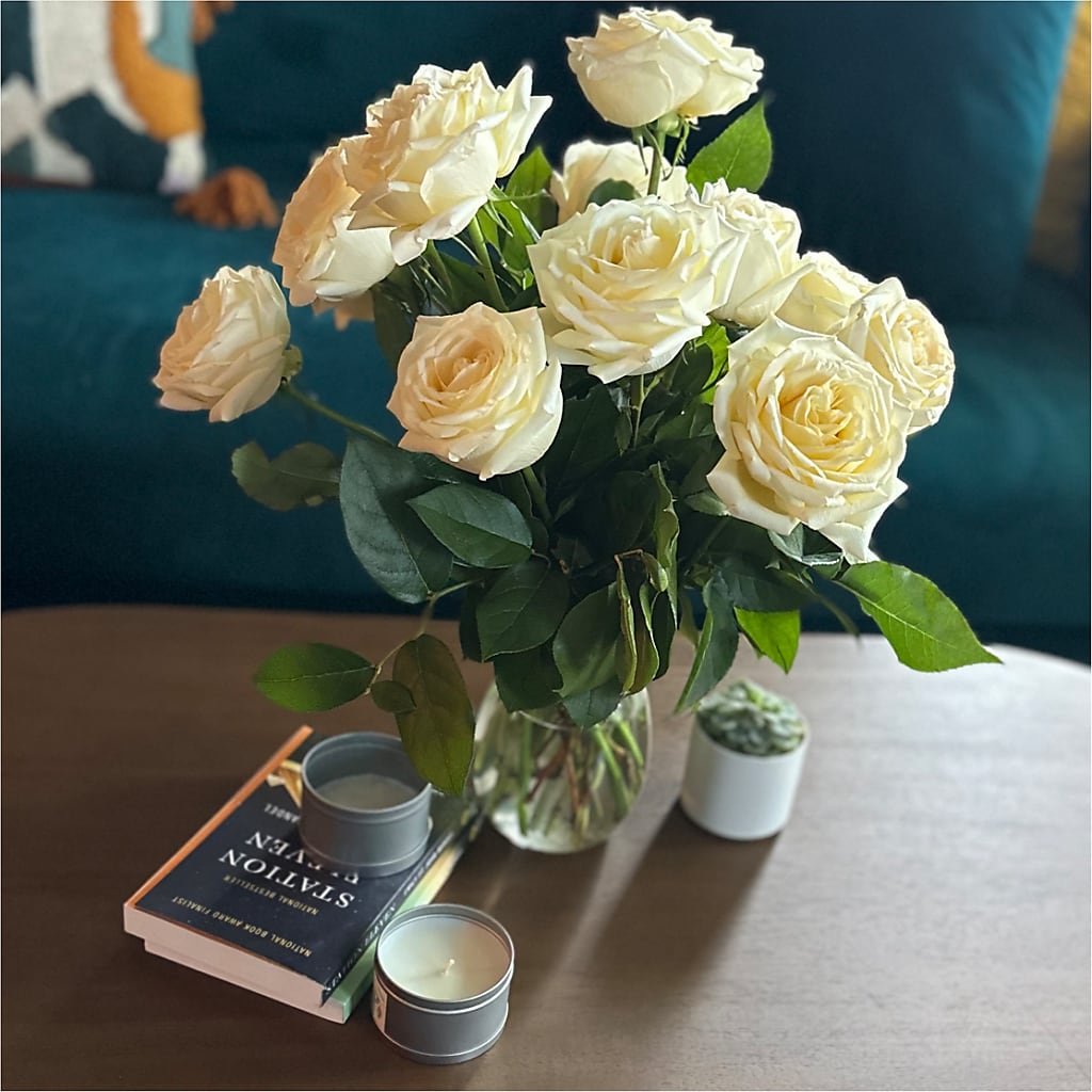Long Stem Yellow Rose Bouquet – VASEFUL FLOWERS & GIFTS, Princeton NJ