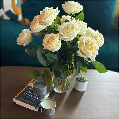 Long Stem Yellow Rose Bouquet – VASEFUL FLOWERS & GIFTS, Princeton NJ