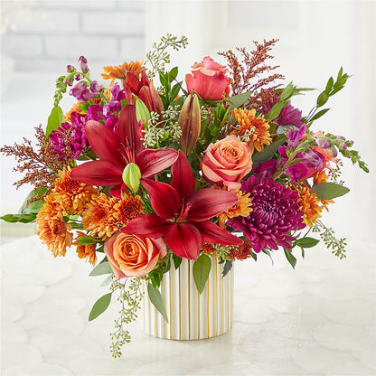 Burgundy Landscape Bouquet – VASEFUL FLOWERS & GIFTS, Princeton NJ