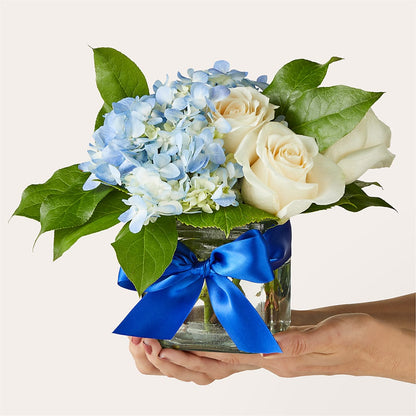 Sky Blue Delight Bouquet – VASEFUL FLOWERS & GIFTS, Princeton NJ