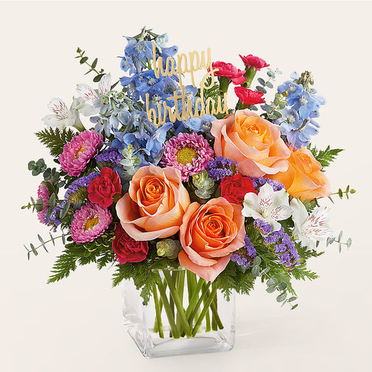 Birthday Bash Bouquet – VASEFUL FLOWERS & GIFTS, Princeton NJ
