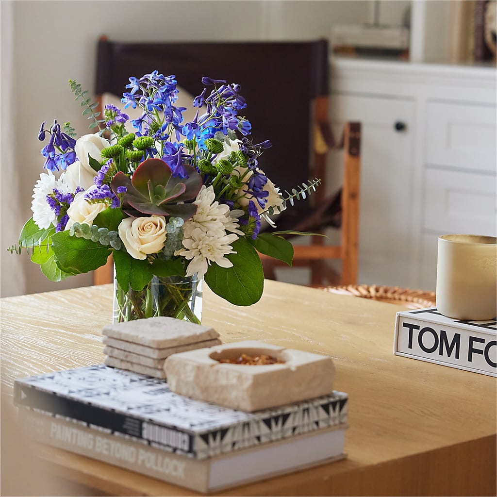 Cerulean Waves Bouquet – VASEFUL FLOWERS & GIFTS, Princeton NJ
