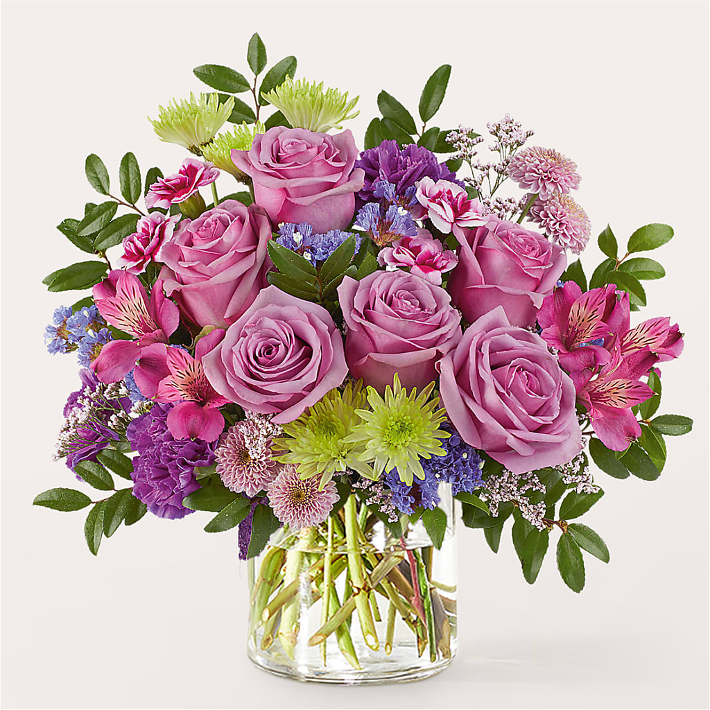 Glass Half Full Bouquet – VASEFUL FLOWERS & GIFTS, Princeton NJ