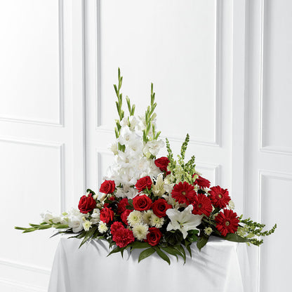 Crimson & White Arrangement – VASEFUL FLOWERS & GIFTS, Princeton NJ