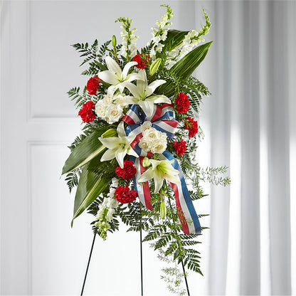 Stars of Life Standing Spray – VASEFUL FLOWERS & GIFTS, Princeton NJ