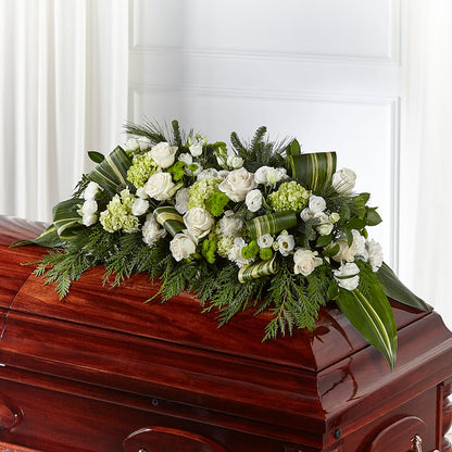 Hopeful Gesture Casket Spray – VASEFUL FLOWERS & GIFTS, Princeton NJ