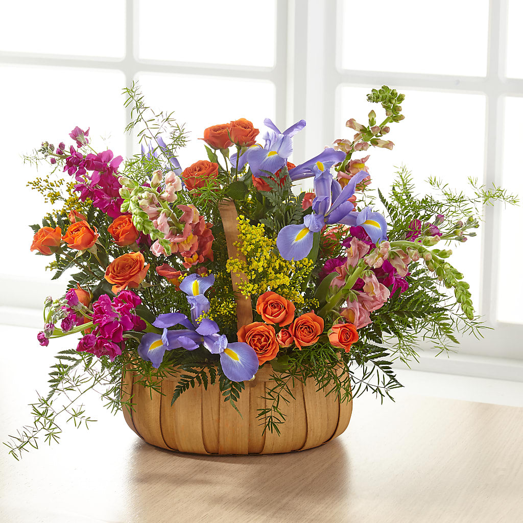 Garden of Life Basket – VASEFUL FLOWERS & GIFTS, Princeton NJ