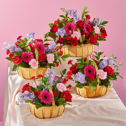 Pink Picnic Basket – VASEFUL FLOWERS & GIFTS, Princeton NJ