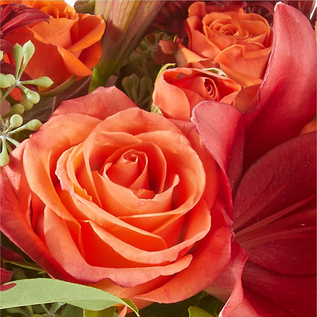 Crimson Leaves Bouquet – VASEFUL FLOWERS & GIFTS, Princeton NJ