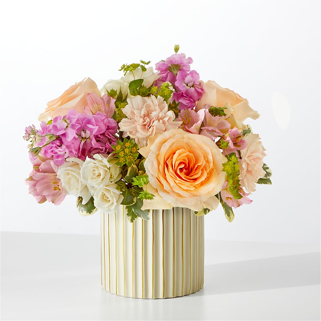 Paradise Bouquet with Ivory Vase – VASEFUL FLOWERS & GIFTS, Princeton NJ