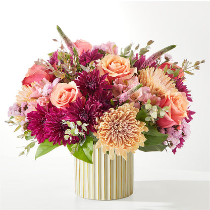 Berry Cobbler Bouquet with Ivory Vase – VASEFUL FLOWERS & GIFTS, Princeton NJ