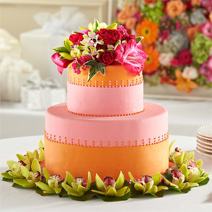 Sweet Citrus Cake Decor – VASEFUL FLOWERS & GIFTS, Princeton NJ